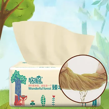 

1/3/5pcs Multifold Paper Towels With Fast-Drying Absorbency Pockets Soft Wood Color Toilet Paper Kitchen Napkin 300Sheets/ Pack