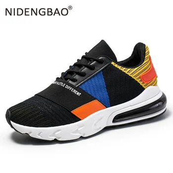 

Hot Sale Outdoor Running Sneakers Men Lace-up Athletic Trainers Zapatillas Sports Shoes Breathable Lightweight Walking Shoes