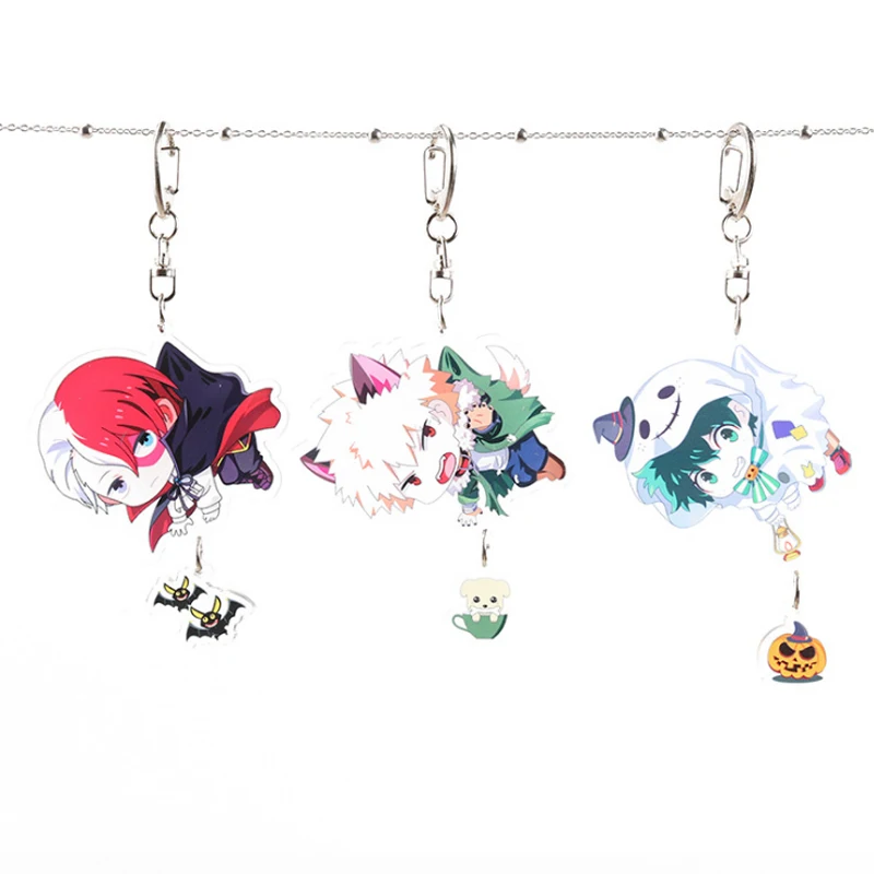 

Japanese Anime My Hero Academia Midoriya Izuku Bakugou Katsuki Cosplay Acrylic Keychain Keyring Pendant Bag Phone Pendant Gifts