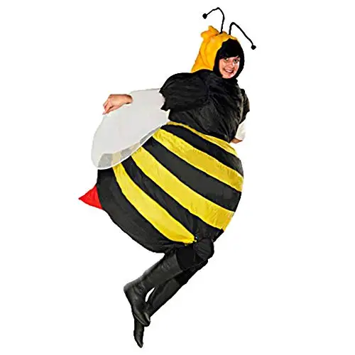 

Cosplay Inflatable Blow Up Bee Halloween Costume Christmas Birthday Party Outfit Fun Full-body Suit150-190cm