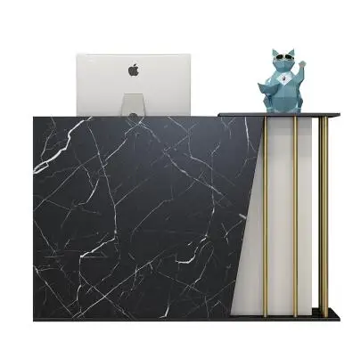 Small flat front desk for cashier shop