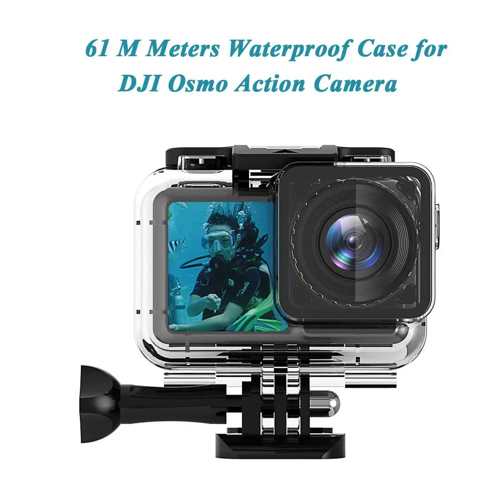 Чехол для корпуса 61 м, водонепроницаемый чехол для DJI Osmo, аксессуары для экшн-камеры, Защитный корпус для дайвинга R25