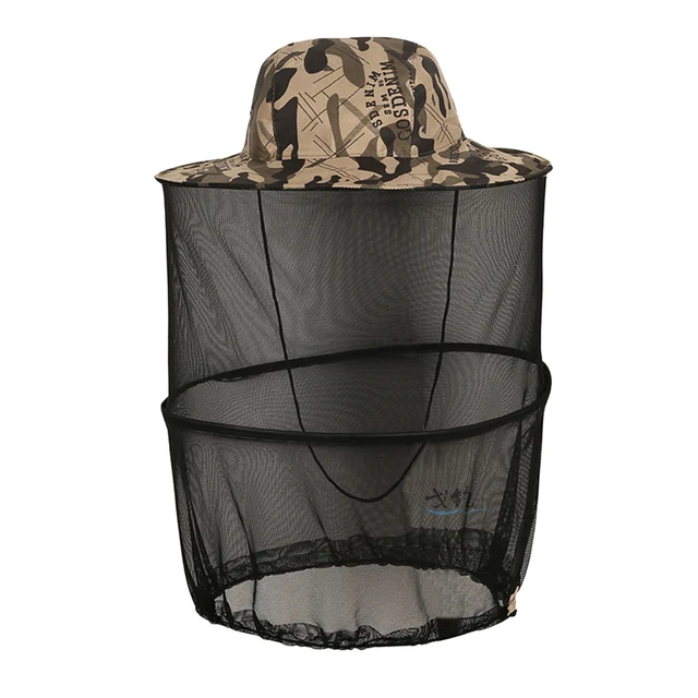 Mosquito Head Net Hat Safari Hiking 