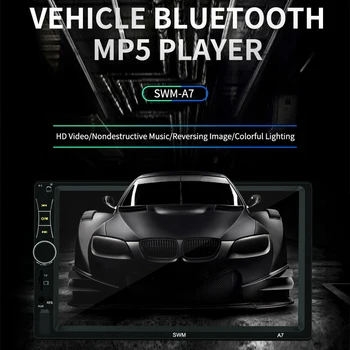 

Universal 7 inch Double 2 DIN Car Radio Display Multimedia Video Player Bluetooth AUX TF Card Auto Stereo In Dash Head Unit