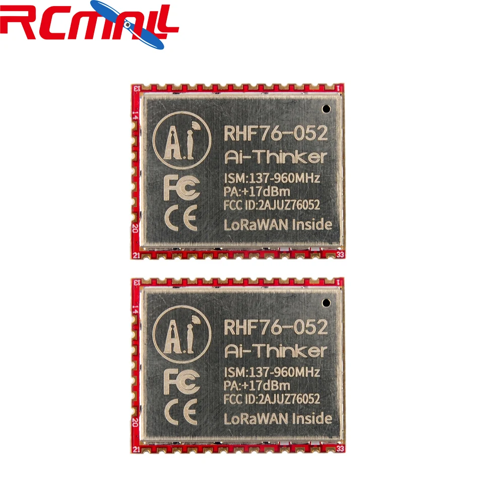 

2Pcs/lot SX1276 RHF76-052 LoRa Module 433MHz 470MHz 868MHz 915MHz LoRaWAN Wifi Transceiver Module STM32L052C8T6 15Km FZ2853