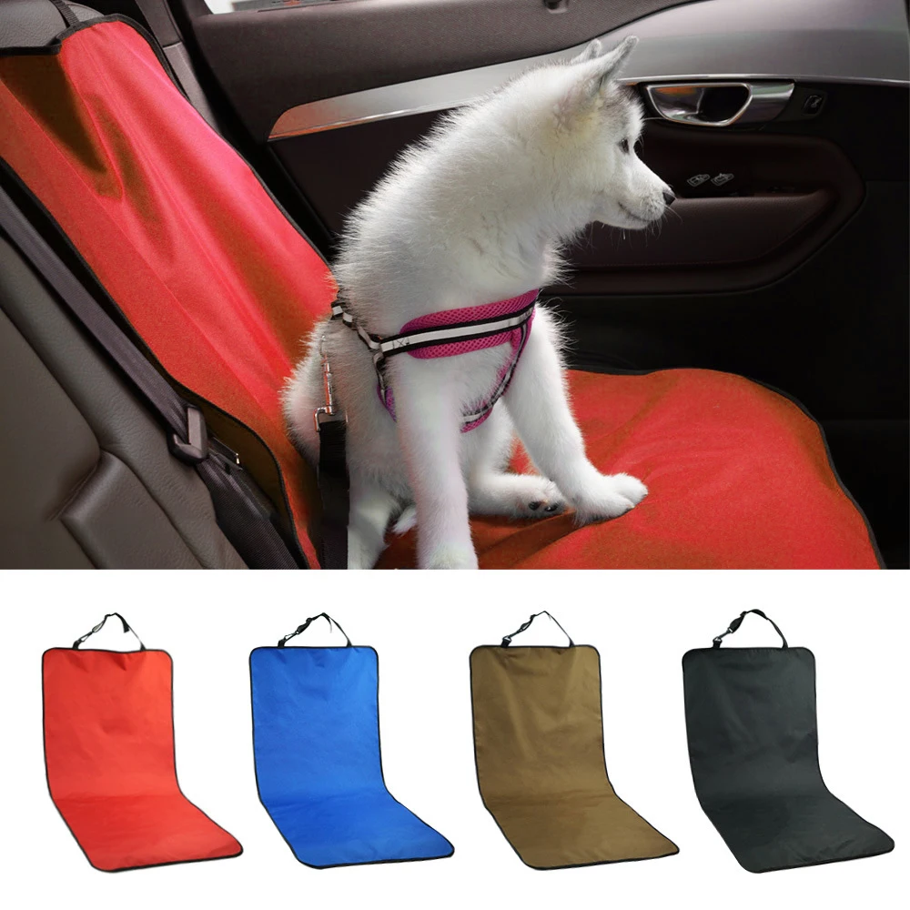 Protector para asiento trasero de auto, cubierta impermeable para mascotas, accesorios de seguridad para viaje, ideales para llevar perros y gatos, tapete para sillón