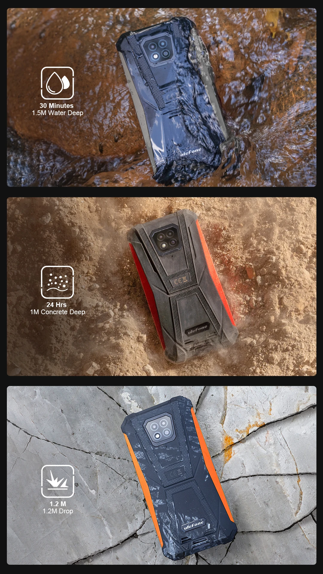Ulefone Armor 8 Rugged Mobile Phone NFC Android 10 Helio