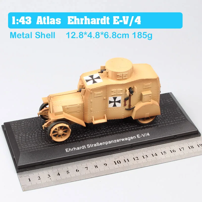 1:43 серии Atlas немецкие военные E-V/4 Ehrhardt БРОНИРОВАННЫЕ АВТОМОБИЛИ, грузовики танковые Diecasts и игрушечные машинки масштабные модели автомобиля Миниатюрные