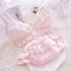 Schoolgirl Lolita Lace Transparent Bra and Panty Set Japanese Cute Kawaii Lingerie Bra Thong Set Underwear Briefs for Women Girl ► Photo 2/5