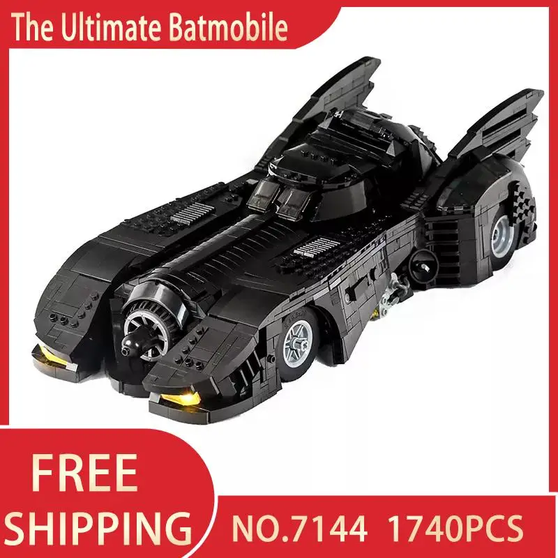 Decool 7144, новейший Бэтмобиль, совместимый с Moive, Moc-15506, объемные блоки, кубики, развивающие игрушки, подарки на день рождения для детей