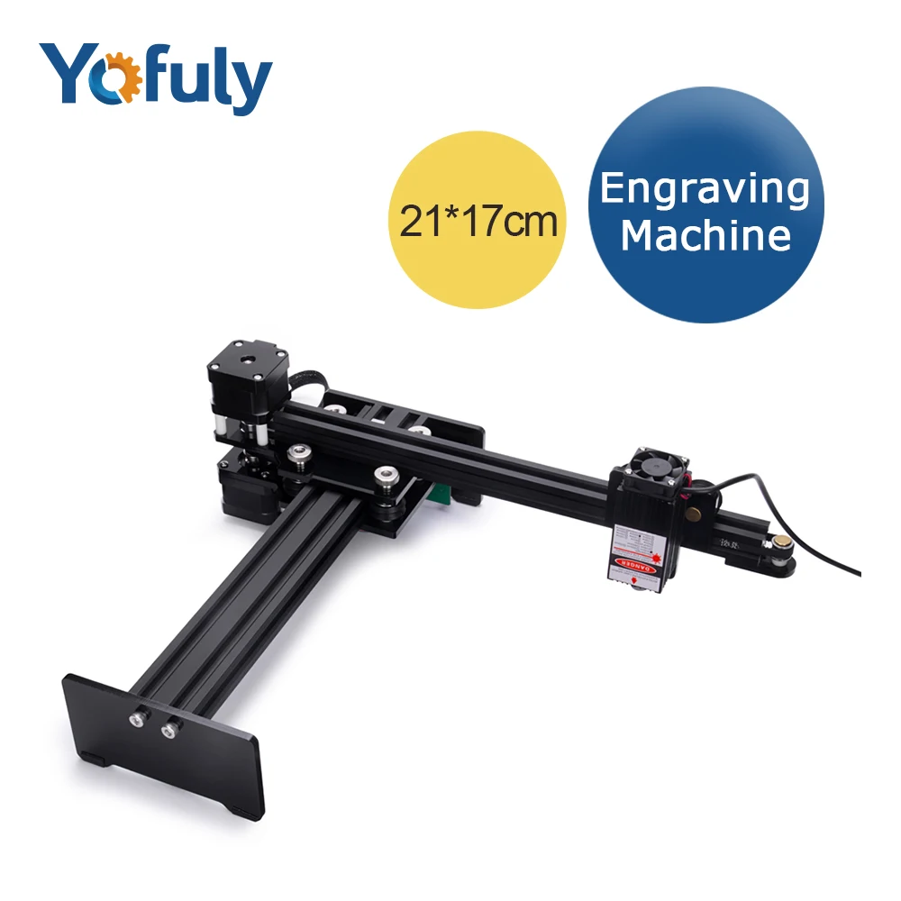 

DIY Desktop 500mw/2500mw Laser Engraving Machine 17*21cm with Protective Goggles for Gift CNC Router New Arrival