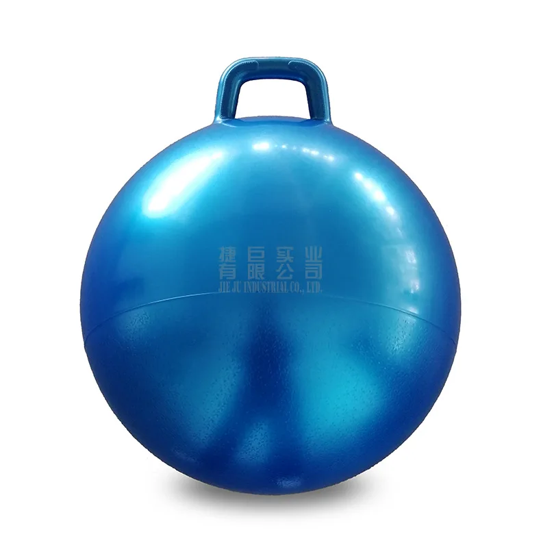 Мяч с ручкой из ПВХ, экологически чистый надувной шар-хоппер для использования в помещении, фитнес-мяч [jie ju Professional Ball]