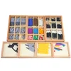 Montessori Wooden Checker Beads Board Colorful Black & White Grey Checker Board Beads Link Dragon & Reduce Dragon Game Baby Toys 1