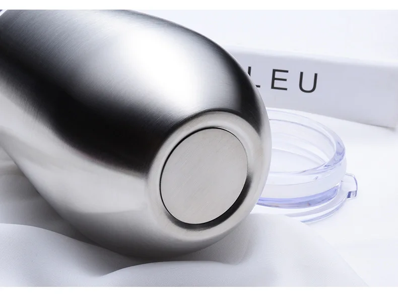 304 Stainless Steel Egg Cup Double Layer with Cross Border Cover Insulated Cold Insulation Creative Modeling Gift Customization
