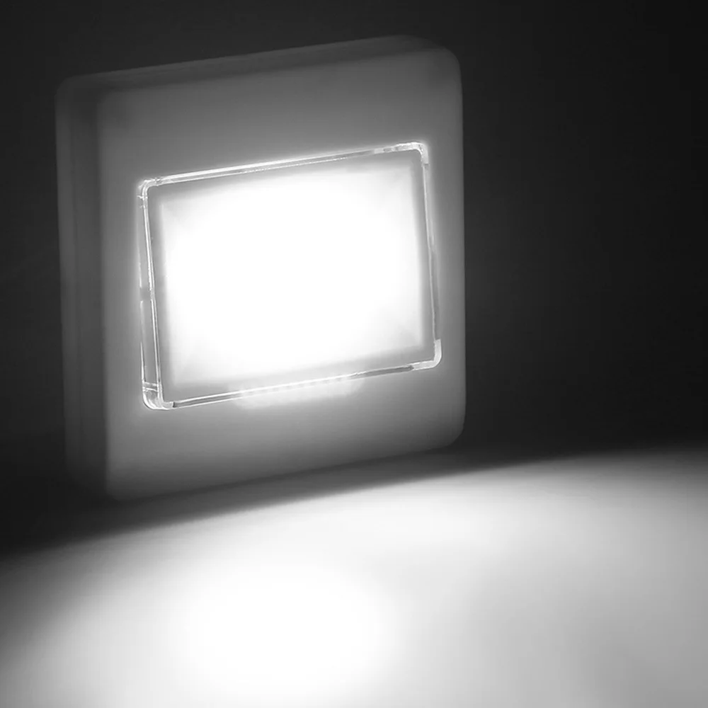 

Magnetic Mini COB LED Wall Switch Light Waterproof Night Lights Camp Lamp Battery Operated for Garage Closet
