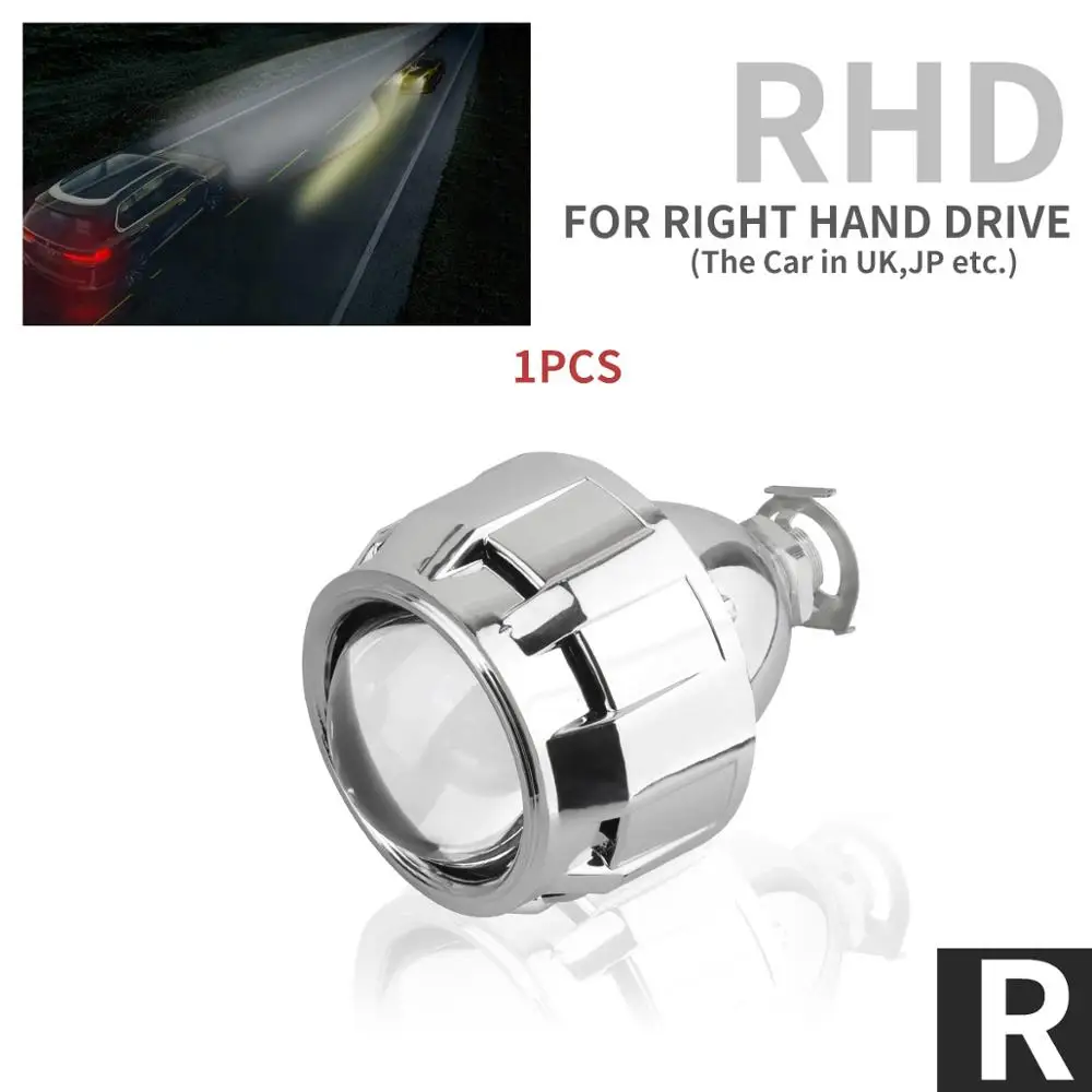 1pcs RHD Silver