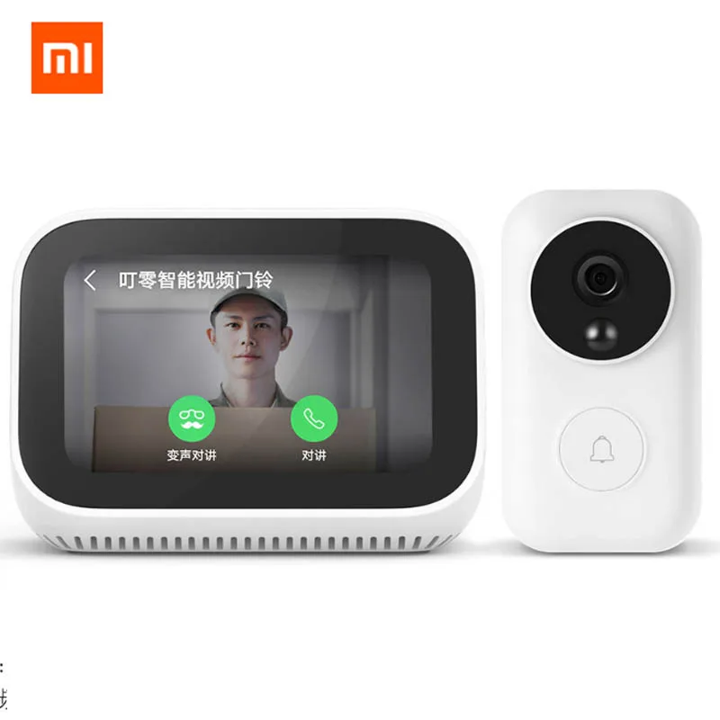 Original Xiaomi AI Touch Screen Bluetooth 5.0 Speaker Digital Display Alarm Clock WiFi Smart Connec