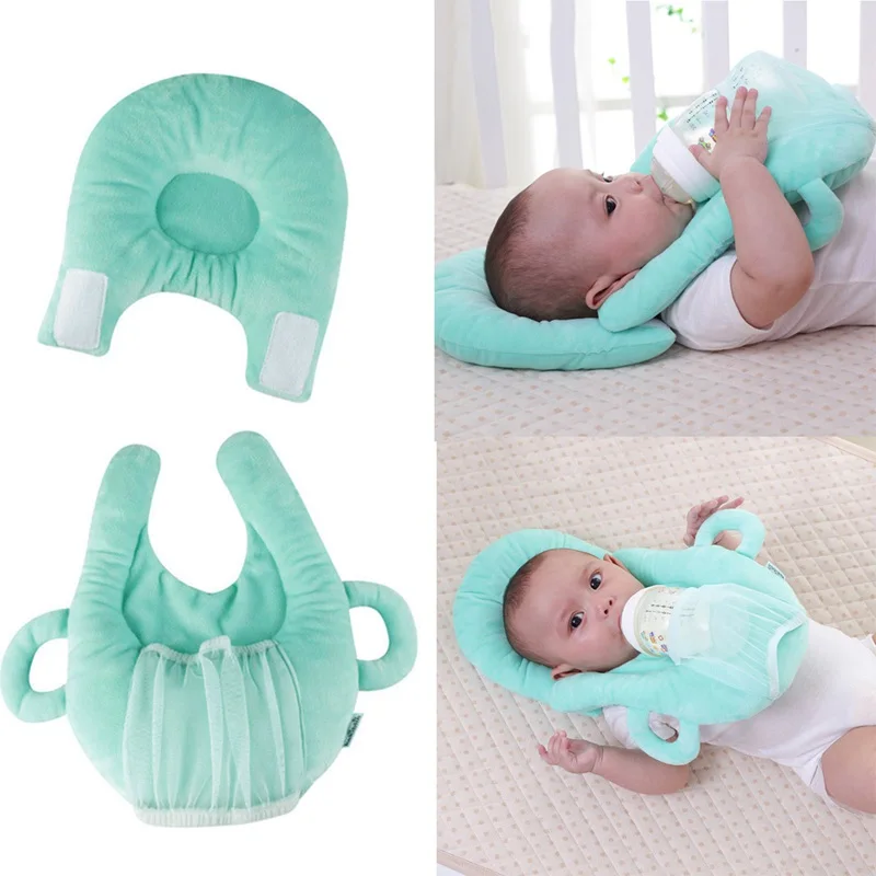 

Multifunction Nursing Breastfeeding Baby Pillows Layered Washable Cover Adjustable Model Cushion Infant Feeding Pillow-Mint Gree