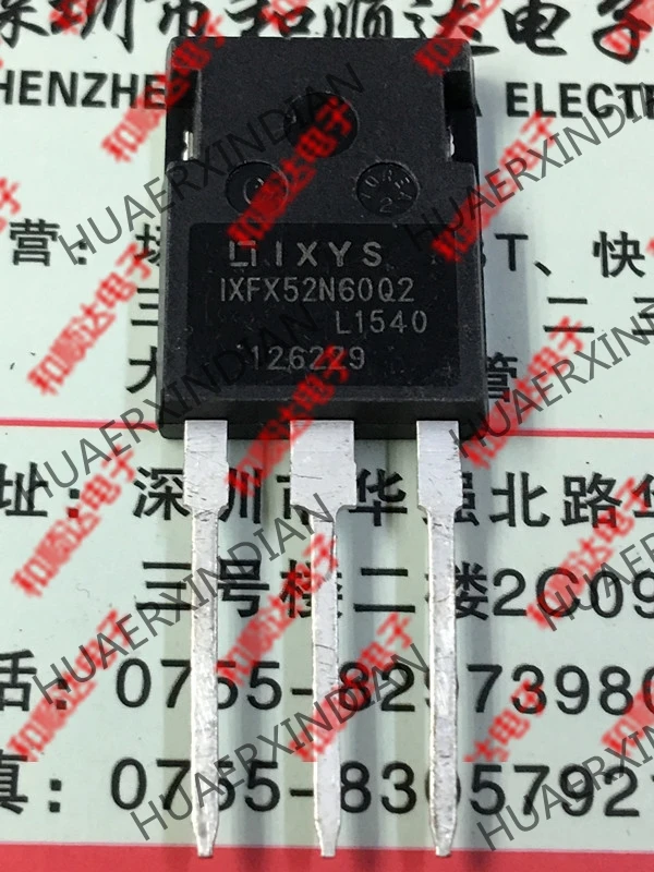 10 шт./лот и IXFX52N60Q2-247 600V 52A