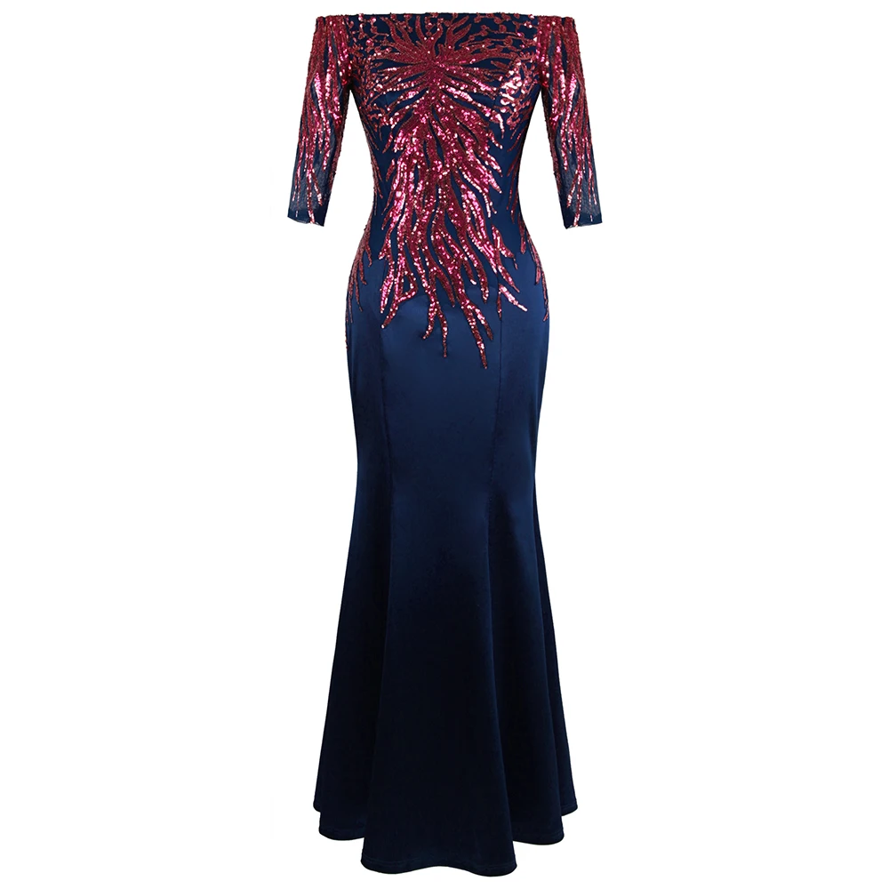Angel-fashions платья для мам с коротким рукавом, с вырезом лодочкой, с открытыми плечами, сверкающими блестками, Русалка, длинное свадебное платье 456