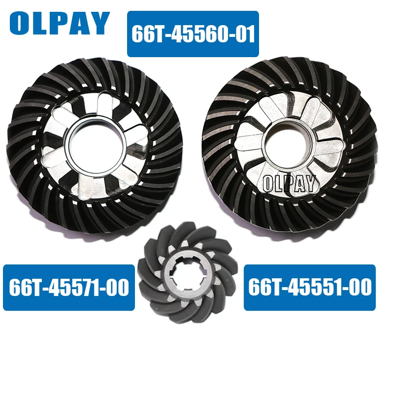 Gear kit for Yamaha 2 stroke 40HP boat engine 66T-45560-01 66T-45571-00 66T-45551-00