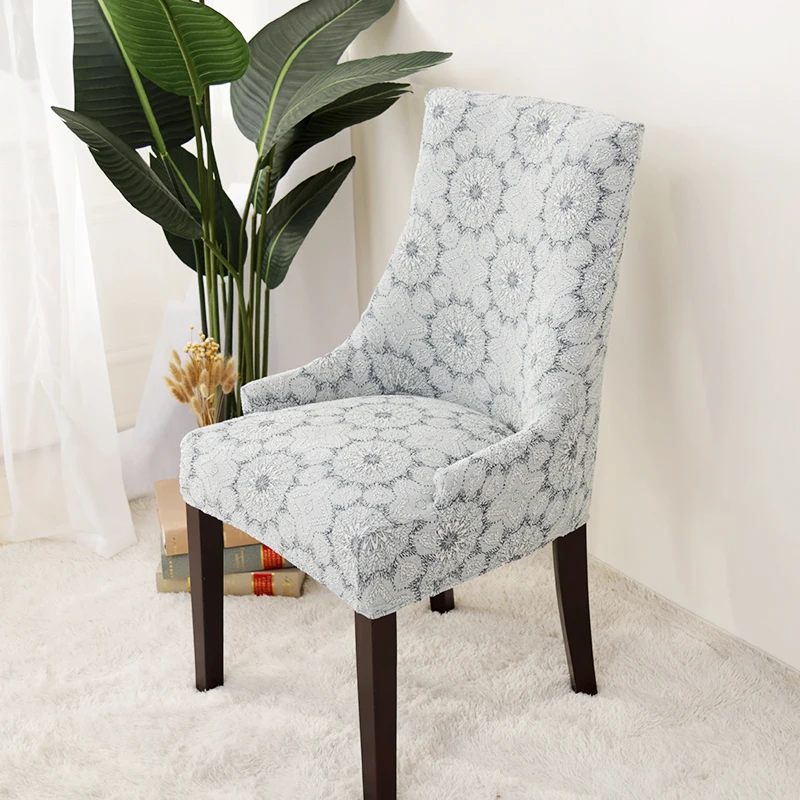 

Sloping Arm Chair Cover Universal Size XL Size King Back Wing-back Chair Covers Seat Covers For Hotel Home Banquet