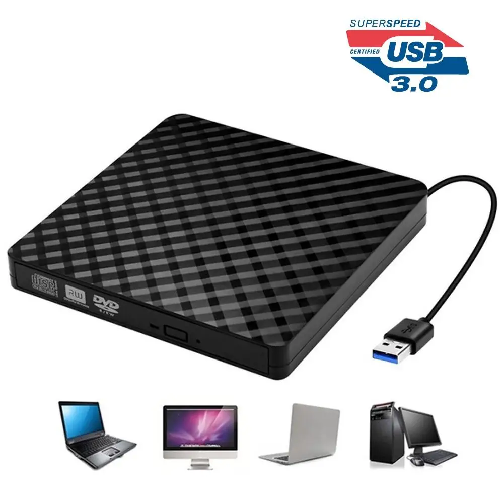 

hot sales USB 3.0 External CD-ROM DVD-RW VCD Player Optical Drive Writer for PC Computer