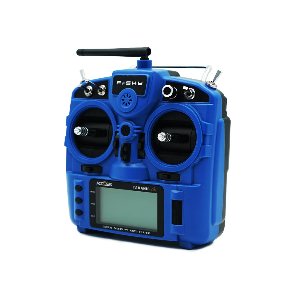 

Frsky portable remote control X9 lite 24 channel ACCESS protocol New arrival flight simulator left hand throttle blue