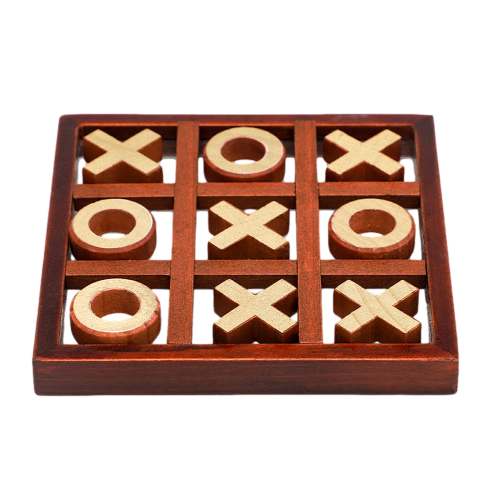 Parent-Child Interaction Wooden Board Game XO Tic Tac Toe Chess board game table games chess puzzle game Funny Developing Intelligent Educational Toy Puzzles