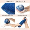 1Pcs African Net Sponge, 30x80cm African Exfoliating Body Net Scrubbing Wash Net Washcloth Long Bathing Sponge Net Shower 3