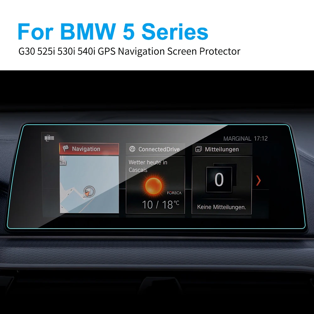 

10.25 Inch Car Screen Protector GPS Navigation Touch Screen Tempered Glass for BMW G30 525i 530i 540i 5 Series Protective Film
