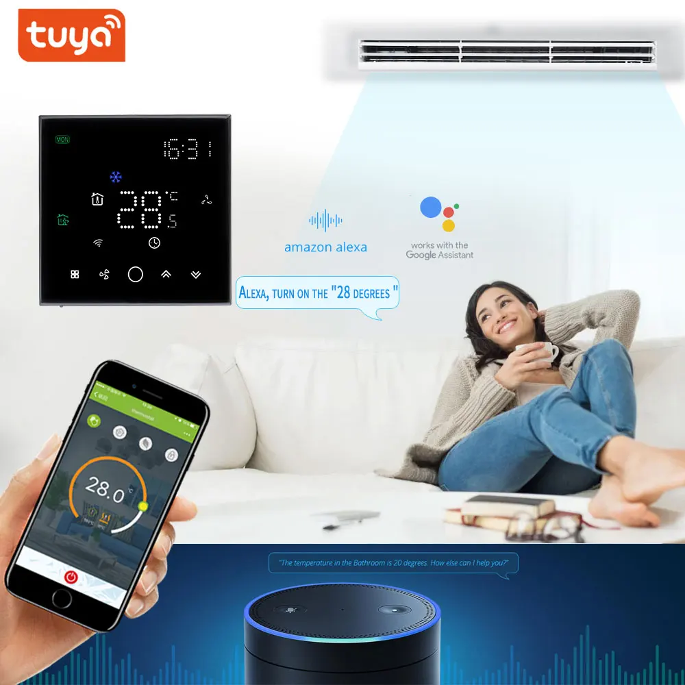 termostato inteligente tuya wifi para ar condicionado 03