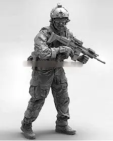 1/35 Resin Model Figure GK， Unassembled and unpainted kit 3