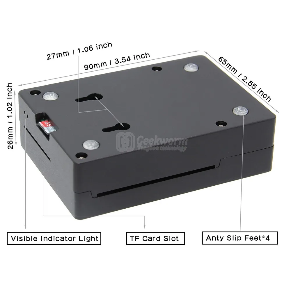 Алюминиевый чехол с пассивным охлаждением Raspberry Pi 4 Model B металлический