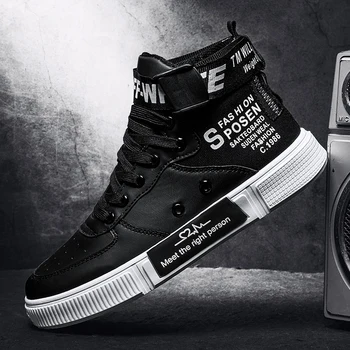 

Autumn and winter main push Explosive couple shoes, high-top sneakers, casual all-match sports shoes