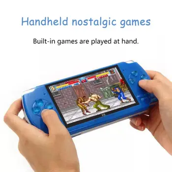 

8GB 4.3 inch Handheld Game Player TF Card MP4 MP5 Player Photo Album Video/Music Player E-book Portable Game Console