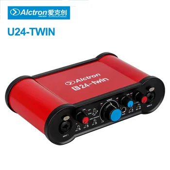 

Alctron U24-TWIN 24bit Dual Channel External Sound Card USB audio interface sound card helps signal from A to D