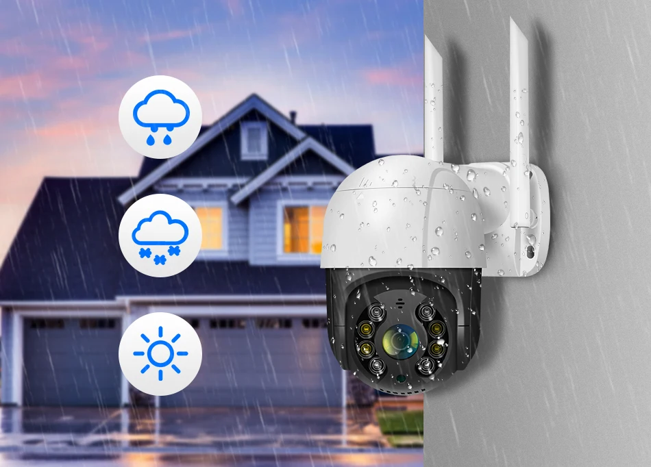 2mp ao ar livre sem fio ptz