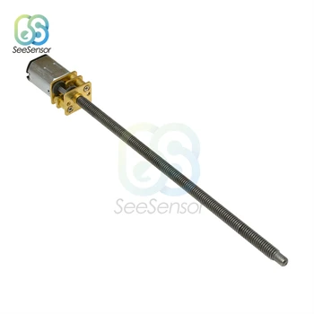 DC 3V/6V/12V N20 Mini mikro Metal motoreduktor DC silniki wał M4 * 100 15/30/60/100/150/200/300/400/500/600/800/1000 obr/min