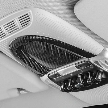 

Carbon Fiber Interior Decoration Reading Light Frame Cover Trim Stickers for Mini Cooper F Series F54 F55 F56 F57 F60 Car Decals