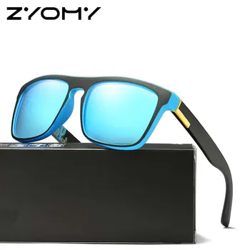 

Polarized Spuare Mirror Male Sun Glasses Sport Sunglasses UV400 Brand Designer Driving Shades Gafas Vintage