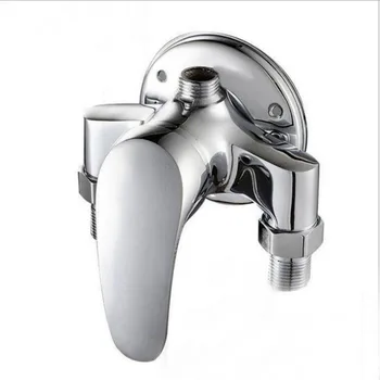 

Home Bathroom Triangle Shower Faucet Surface Mounted Shower Faucet Mixing Valve Stainless Steel Pressure Water Valve