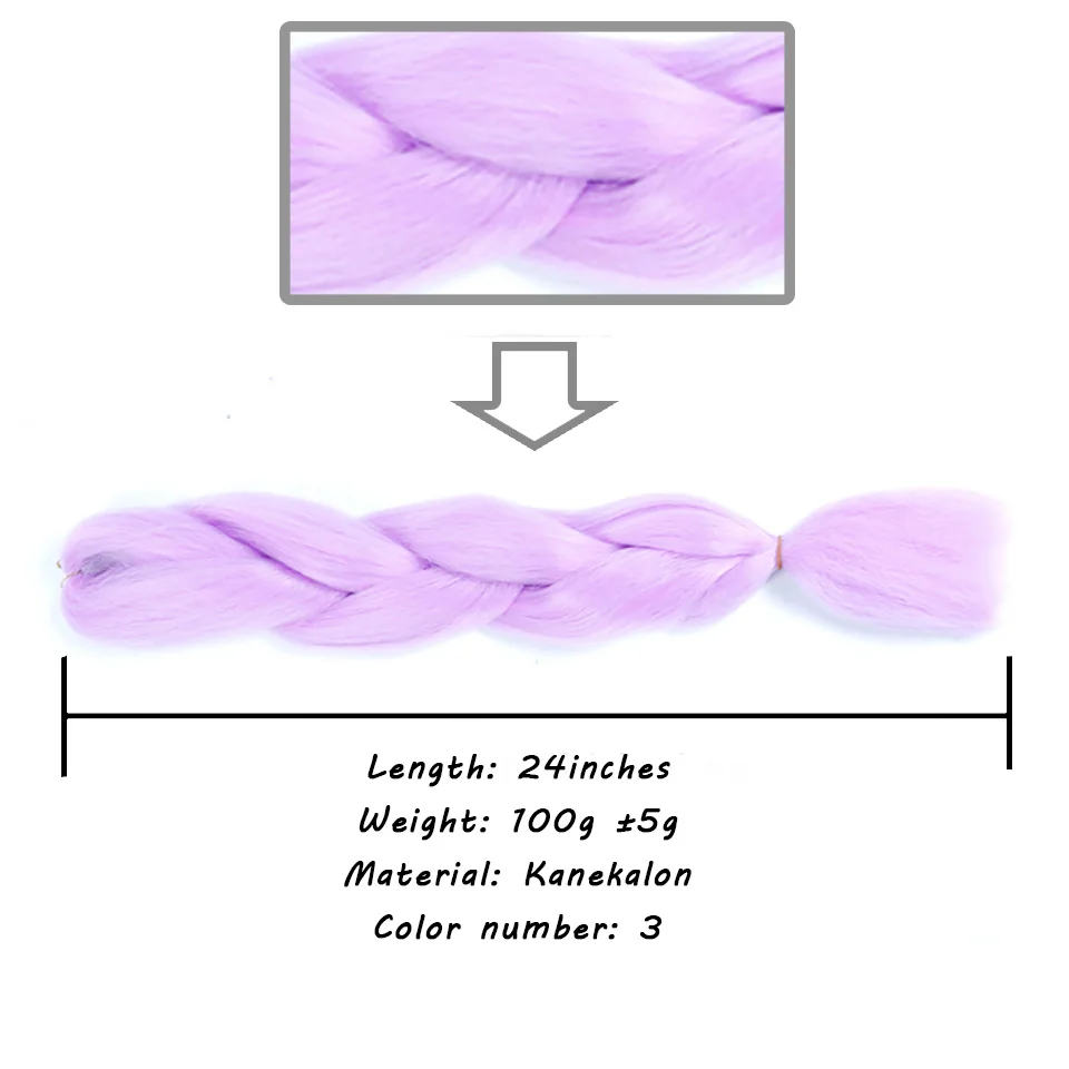 Джамбо косички длинные Омбре Джамбо синтетические косички волосы крючком блонд розовый синий серый наращивание волос АФРИКАНСКАЯ вязка аксессуары - Цвет: 1B/30HL