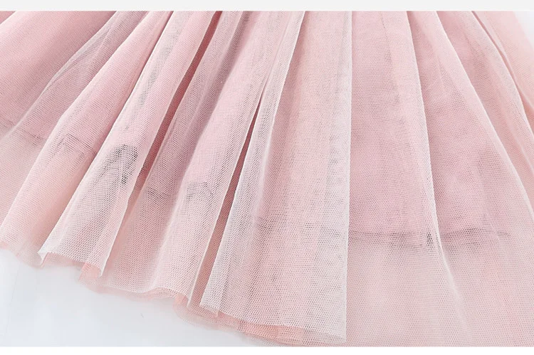 2020 Big Girls Casual Cotton Dress Little Kids Stripe Long Sleeve Mesh Dress Children School Clothes for 5 6 7 8 9 10 11 12 year (6)