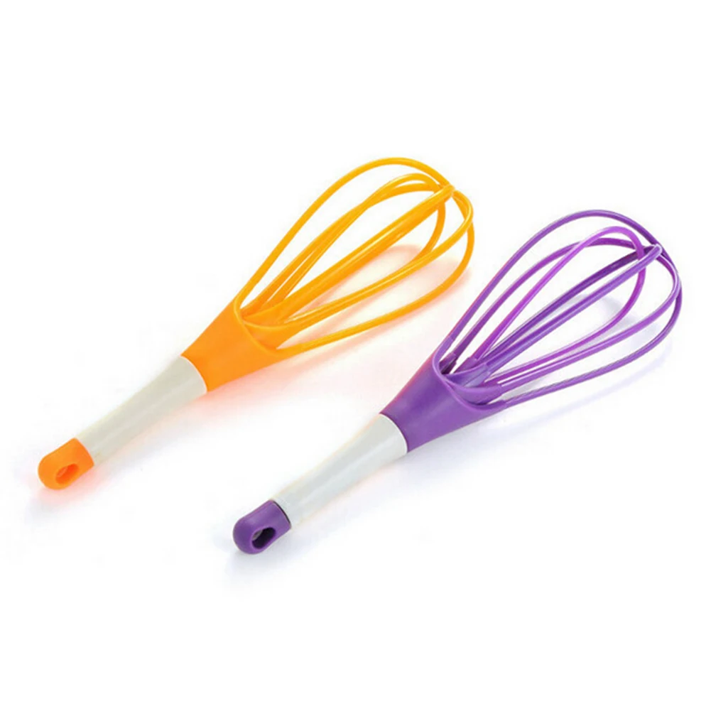 Food-Grade Plastic 2in1 Twist Whisk Eggs Beaters Hand Eggs Mixer Cooking Foamer Wisk Cook Folding Cream Blender Kitchen Gadgets