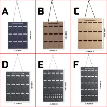 

12/15/25 Slots Multifunction Sunglasses Organizer Storage Hanging Pocket Bag Wall Door Pocket by Sunglasses Felt Storage Pocket