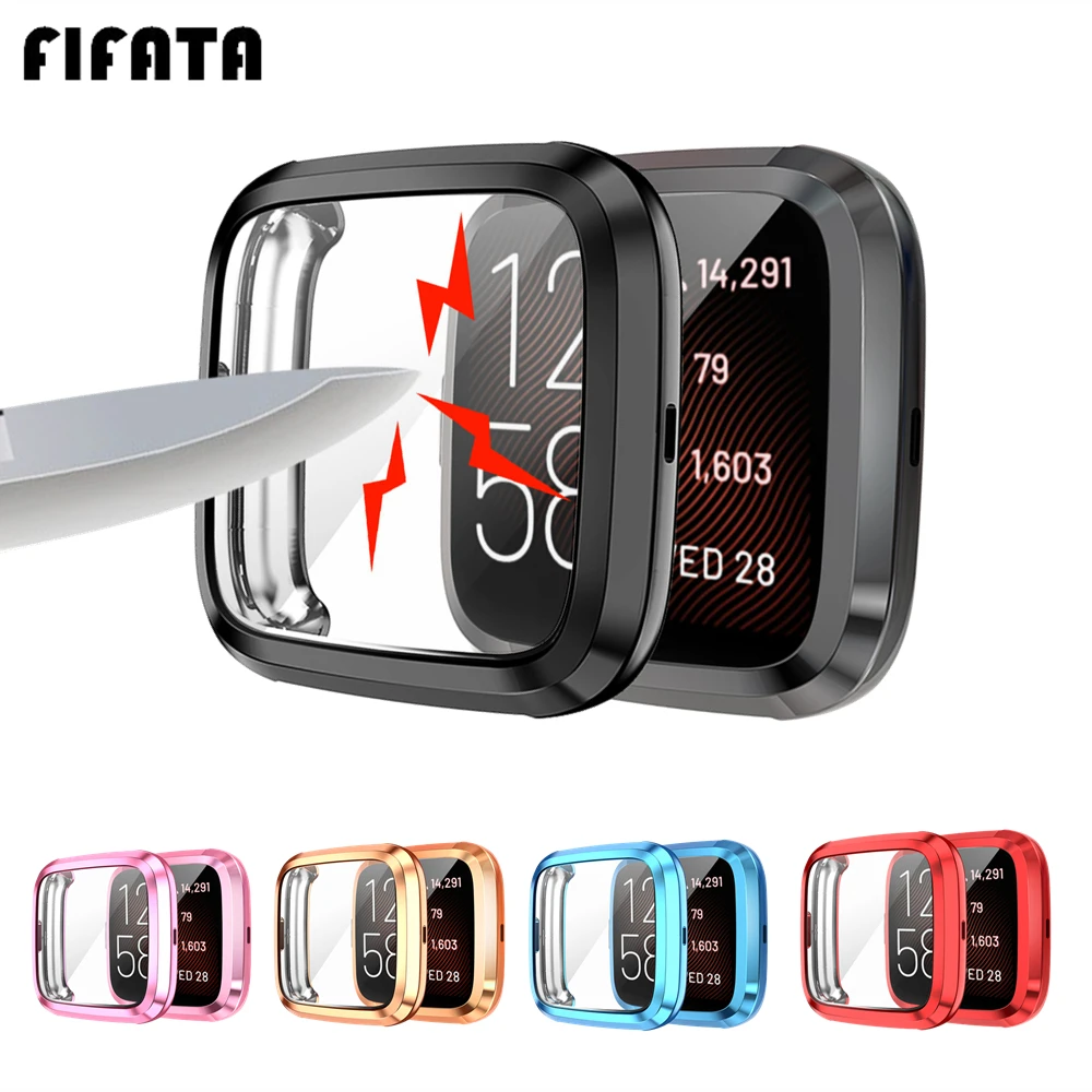 FIFATA Plating TPU Protective Shell & Screen Protector Case