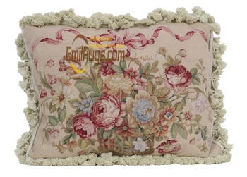 

baquout decorative sofa cushions Handwoven Decorative Throw Seat woolen Floral Roses luxury Sofa