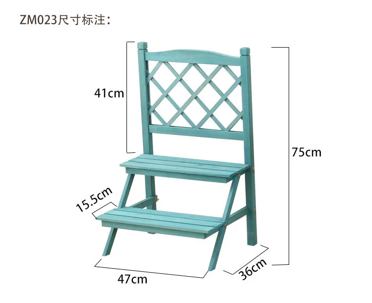 Многослойная твердая деревянная подставка для растений средиземноморская винтажная полка для растений настольная подставка для цветов садовая Подставка для хранения