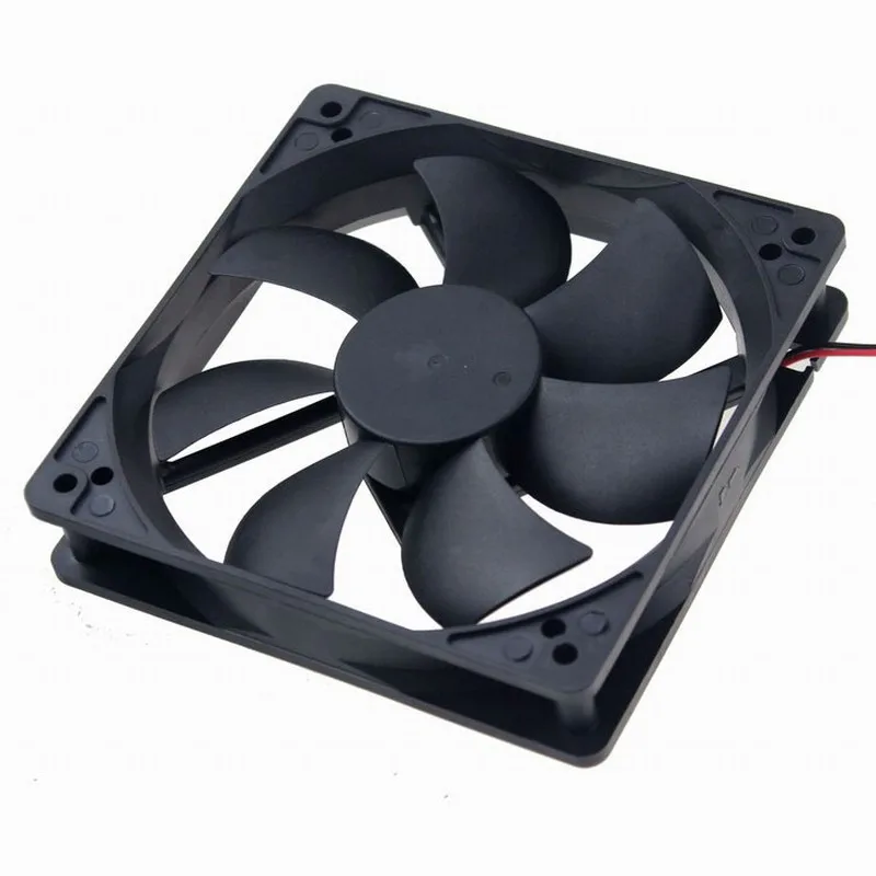Gdstime Silencioso Ventilador de Refrigeração dc 120 mm 12v com Pinos 12025 12cm para pc Ventilador para Resfriamento de Computador com 10 Peças - Imagem 3
